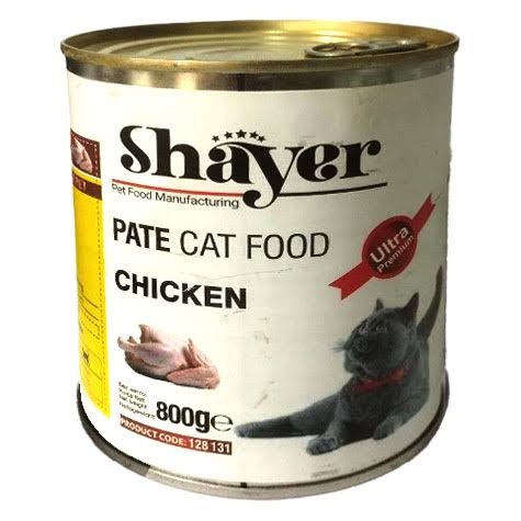 کنسرو غذای گربه شایر با طعم گوشت مرغ 800g