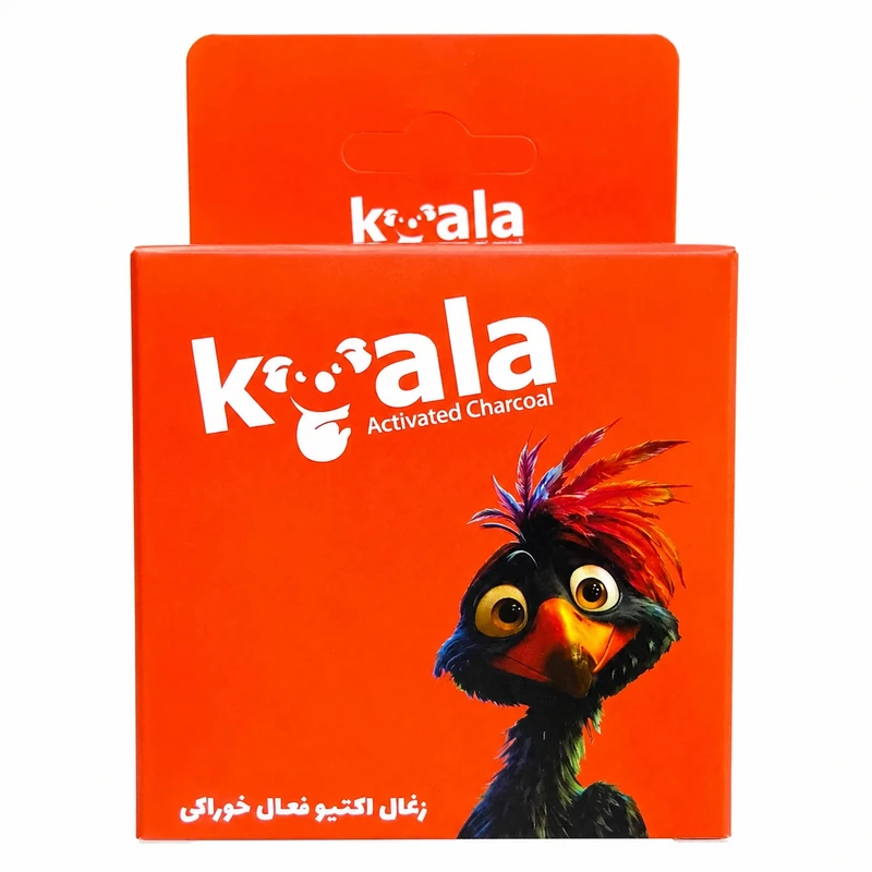 زغال اکتیو خوراکی پرندگان کوآلا مدل Activated Charcoal وزن 60 گرم