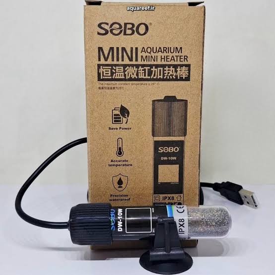بخاری کوچک USB دار آکواریوم DW-10W سوبو