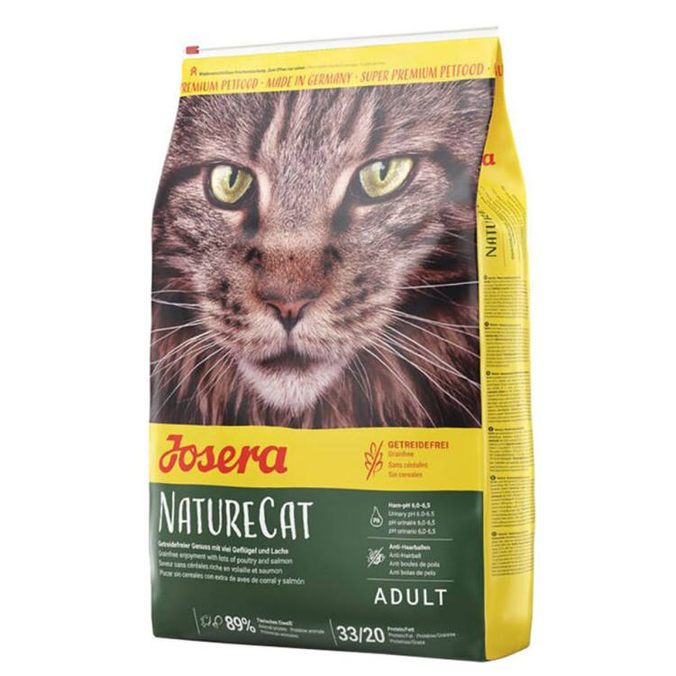 غذای خشک گربه جوسرا نیچرکت مناسب سلامت مجاری ادراری Josera NatureCat وزن 2 کیلوگرم