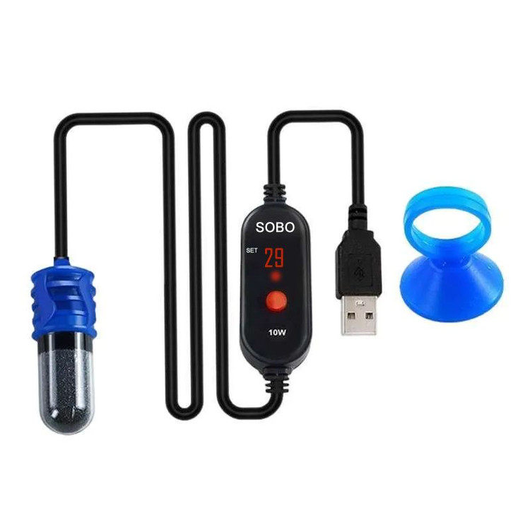 بخاری کوچک هوشمند USB دار آکواریوم FMسوبو