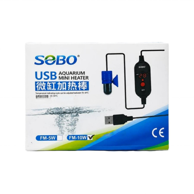 بخاری کوچک هوشمند USB دار آکواریوم FMسوبو
