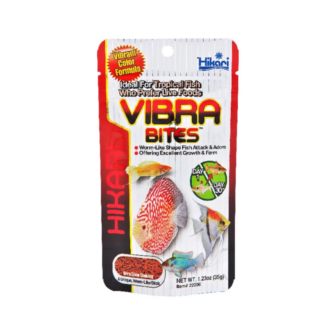 غذای استیکی ویبرا بایتس هیکاری- Hikari Vibra Bites